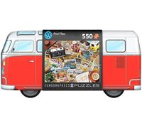 Puzzle De 550 Pièces VW Road Trips Dans Une Boîte De Collection Avec Affiche