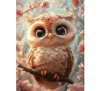 Puzzle de 60 pièces pour Adultes, Puzzle coloré de Qualité Supérieure, Puzzles Adulte pour Détente & Défi, Bricolage Jeu D'activités Familiales, Thème:Hibou Mignon