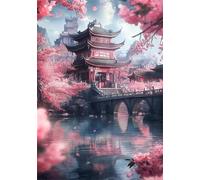 Puzzle de 60 pièces pour Adultes, Puzzle coloré de Qualité Supérieure, Puzzles Adulte pour Détente & Défi, Bricolage Jeu D'activités Familiales, Thème:Construire des ponts