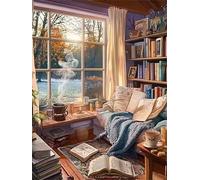 Puzzle de 60 pièces pour Adultes, Puzzle coloré de Qualité Supérieure, Puzzles Adulte pour Détente & Défi, Bricolage Jeu D'activités Familiales, Thème:Étagère d’Hiver