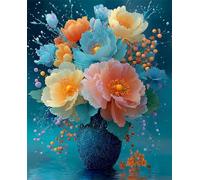 Puzzle de 70 Pièces pour Adultes, Puzzle Adulte 70 Pieces Coloré, Puzzles Difficile Impossible Activité Familiale Parfaite(Pivoines colorées)