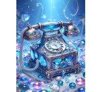 Puzzle de 70 Pièces pour Adultes, Puzzle Adulte 70 Pieces Coloré, Puzzles Difficile Impossible Activité Familiale Parfaite(Téléphone Gemstone)