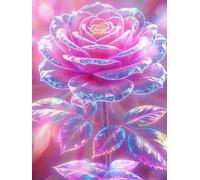 Puzzle de 70 Pièces pour Adultes, Puzzle Adulte 70 Pieces Coloré, Puzzles Difficile Impossible Activité Familiale Parfaite(Fleur Rose)