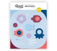 Quut Opia - Puzzle de Bain À la mer pour Enfants | Jouet de Bain en Mousse Souple, 10 pièces | sans BPA, stimule la motricité Fine & la créativité | dès 10 Mois