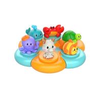 Sophie la Girafe Puzzle de Bain - Jouet Éducatif Flottant avec Animaux Marins - Développe Motricité et Logique - pour Bébé et Enfant