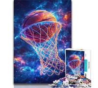 Puzzle de Basket-Ball 1000 pièces pour Adultes et Adolescents, Anti-Stress, défi Difficile à Offrir en Cadeau à Toute la Famille (38x26cm)