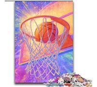 Puzzle de Basket-Ball pour Adolescents, 2000 pièces, activité familiale avec Affiche et fiche de Questions-réponses (14 Ans et Plus) (70x100cm)