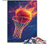 Puzzle de Basket-Ball pour Adultes, 1 000 pièces, pour Les 14 Ans et Plus, Jeux Amusants, activités Amusantes à la Maison, Cadeaux d'anniversaire, Cadeaux de Voyage (Taille 26x38cm)