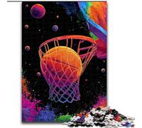Puzzle de Basket-Ball pour Adultes, Jouet éducatif Anti-Stress, idéal comme Cadeau pour Toute la Famille (26x38cm)