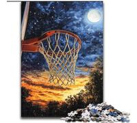 Puzzle de Basket-Ball Sportif 1000 pièces pour Adultes et Adolescents, pour Passer Un Bon Moment à la Maison et renforcer l'amour Entre Couples (26x38cm)