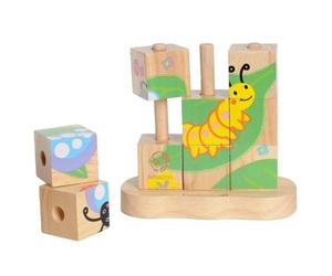 Puzzle de blocs Amazon EverEarth® - Jouets en bois