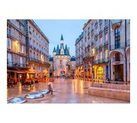 Puzzle de Bordeaux 100(45.5x35.5cm) pièces, Puzzle d'enfants Adultes de Paysage Urbain, Jouet de Jeu de Puzzle