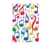 Puzzle de briques d'art 3D à faire soi-même - Blocs de construction créatifs amusants - Décoration de bureau - Puzzle coloré - Note de musique imprimée - 37 pièces