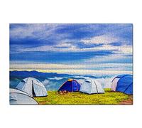 Puzzle de Camping Brésil Sao Paulo 100 pièces Jeu d'art Souvenir de Voyage 45,5 x 35,5 cm