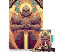 Puzzle de Cartes Magiques du Paladin Angélique 1000 pièces Entraînement Mental Amusant Découpe Nette Composants Robustes Divertissement captivant pour Un Confort Optimal à la Maison (38x52cm)