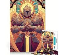 Puzzle de Cartes Magiques du Paladin Angélique pour Adolescents,1000 pièces,Jeu de mémoire Amusant,Surface Lisse sans bavures,Cadeau d'anniversaire,Casse-tête (38x26cm)