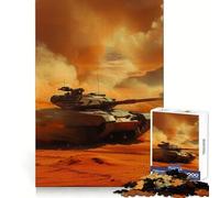 Puzzle de Chars d'assaut en Combat pour Adultes, 1000 pièces, Jeu de réflexion Stimulant, pour Un Esprit apaisé, pièce de Collection Clear Cut Art 50x75cm