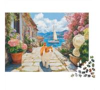 Puzzle de Chat Adorable, idéal pour Les Jeux en Famille, idéal comme Cadeau d'anniversaire, avec Une difficulté et Un défi élevés, 500 pièces (52 x 38 cm)