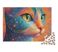 Puzzle de Chat Adorable, idéal pour Les Jeux en Famille, idéal comme Cadeau d'anniversaire, avec Une difficulté et Un défi élevés, 500 pièces (52 x 38 cm)