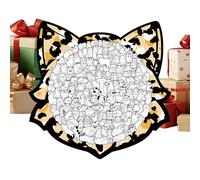 Puzzle De Chat - Pièces De Éducatives en Bois, Puzzles en Bois De Chats d'animaux par Adorable pour Les Noël Thanksgiving Fête De Vacances d'hiver Activités Familiales À L'école comme C