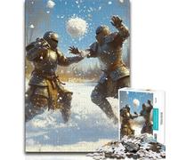 Puzzle de Chevalier médiéval Puissant pour Adolescents, 1000 pièces, Jouet éducatif et éducatif, idéal comme Cadeau pour Toute la Famille (75x50cm)