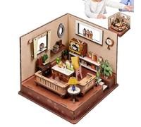 Puzzle de construction 3D - Bois respectueux de l'environnement, contreplaqué découpé au , matériau en bois naturel | Puzzle 3D miniature d'interaction parent-enfant immersif pour et filles à