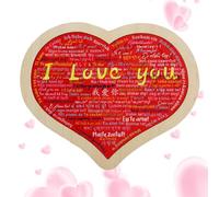 Puzzle de Construction de cœur, Brique de Construction de cœur | Briques de - Famille Bricolage Anniversaire Saint Valentin en Forme de Coeur 3D Mini Blocs de pour la décorat