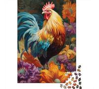 Puzzle de coqs pour Adultes, 1000 pièces, Niveau Difficile, décoration Murale, Format 38 x 26 cm.