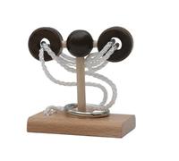 Puzzle de Corde de Teaser de Cerveau en Bois, Jeu de logique de l'esprit de Montessori, Jouet de défi de QI éducatif pour Les Enfants