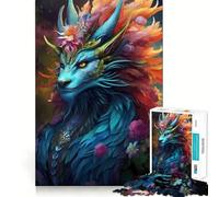 Puzzle de créatures mythiques et fantastiques pour Adolescents, 1000 pièces, Jeu de logique Fine, Doux et Relaxant, Bords Nets, Cadeau de qualité supérieure (38x52cm)