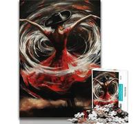 Puzzle de Danseuse de Ballet pour Adolescents, 1 000 pièces, Jeux d'activités familiales stimulants, Jouet à Faire soi-même pour décoration Murale (50x75cm)
