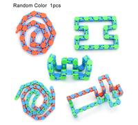 Puzzle De Décompression De Chaîne De Bicyclette À 24 Sections, Assemblage De Chaîne Flexible, Jouets Éducatifs Précoces Pour Enfants