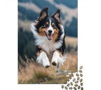 Puzzle de décompression en Papier rectangulaire représentant Un Berger des Shetland, pour Enfants et Adultes à partir de 12 Ans, Cadeaux de Noël, 1 000 pièces (75 x 50 cm)