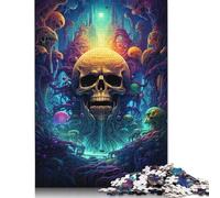 Puzzle de démon de l'enfer coloré, Jouets de décompression, Puzzle rectangulaire en Papier pour Enfants et Adultes à partir de 12 Ans, Cadeaux de Noël, 1000 pièces (38 x 26 cm)