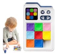 Puzzle De Diapositives Électroniques De Blocs - TEASER BRAIN Numérique, Jouet Smart Logic Challenge | Maze De Carreaux De Numéro Interactif, Cube De Puzzle De Poche À Main, Entraîneur De Pensée Portab