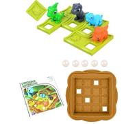 Puzzle De Dinosaure Pour Enfants, Table Portable, Entraînement De Pleine Conscience, Jeu De Logique, Jeu De Société, Exercice De Mémoire, Go Nut