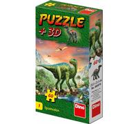 Puzzle de dinosaures : Triceratops 60 pièces