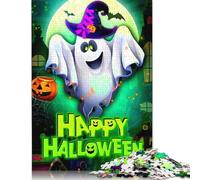 Puzzle de fantômes d'Halloween de 1000 pièces pour adultes, jouets éducatifs d'apprentissage, 1000 pièces (38 x 26 cm)