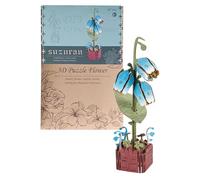 Puzzle de fleurs 3D | Kit de modélisation | Puzzles 3D | Pour étagère pour , centre de table, projet familial, activité de salle de ssemblage et promotion communautaires familiaux