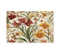 Puzzle de fleurs d'orchidées printanières pour adultes de 1 000 pièces, puzzle vintage en bois avec fleurs sauvages, décoration esthétique imprimée pour la créativité