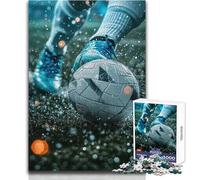 Puzzle de Football Difficile pour Adultes, 1000 pièces, Jeu éducatif Stimulant la réflexion, Cadeau Unique à Valeur sentimentale, Dimensions:38x52cm