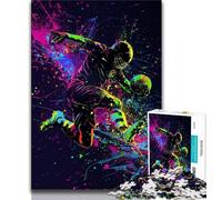 Puzzle de Football pour Adultes 1 000 pièces idéal pour Les Adolescents idéal pour Les pour l'éducation intellectuelle et la détente 38x26cm