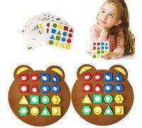 Puzzle de forme - ABS 18,5 x 17 x 5,5 cm 260 g 310 g, jeu de correspondance de formes | Puzzle assorti, jouet éducatif précoce pour le développement cognitif des tout-petits en âge préscolaire et