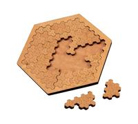 Puzzle de formes en bois - Planche à boutons en bois massif - Jeu d'intelligence Concept pédagogique - Jeu de construction - Perception visuelle - Entraînement d'adresse - Détection de motif - Aide à