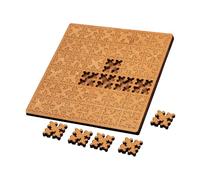 Puzzle de géométrie en bois | Casse-tête créatif avec défi artistique, jouet amusant de résolution de problèmes pour hommes, femmes, garçons, filles, adolescents, décoration d'intérieur, table de salo