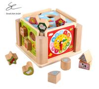 Puzzle De Géométrie Pour Bébé, Jouet En Bois, Jouets D'intelligence Cognitive, Multifonctionnel, Pour L'éducation Précoce, Nouvelle Collection