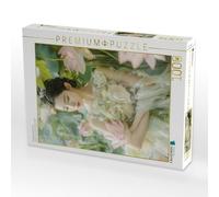 Puzzle · De gracieuses Femmes asiatiques | Entouré de fleurs de lotus · 1000 pièces · Format assemblé 64 × 48 cm · CALVENDO Puzzle