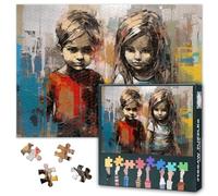 Puzzle de graffiti de rue pour adultes 1000 pièces, deux puzzles pour enfants, puzzles graffiti de style adulte, jeux de puzzle ou jouets pour amis plus âgés 50 x 70 cm