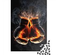 Puzzle de guantes de boxeo Para adultos y Adolescentes, 1000 piezas, de Papel, Para adultos y Adolescentes a partir de 12 años, Regalo de Navidad, 1000 piezas (38 x 26 cm)