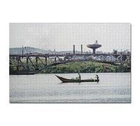 Puzzle de Kampala, Ouganda, 2000 pièces, Jeu, Illustration, Souvenir de Voyage, 100 x 70 cm